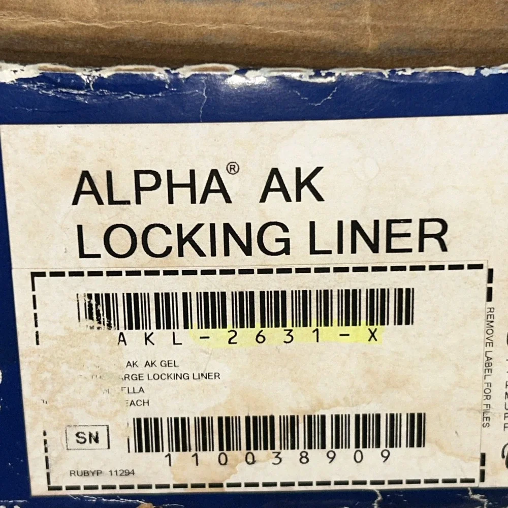 New In Box Willowwood Alpha Gel Lateral Locking Liner, XL, AKL-2631-X